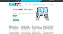 Desktop Screenshot of newsvend.com